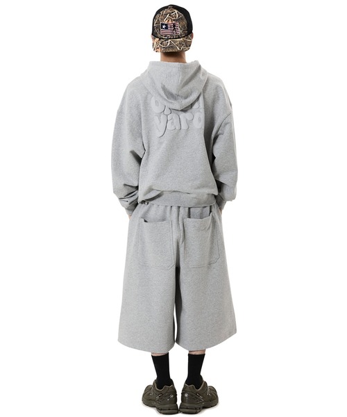 OY（オーワイ）の「『OY/オーワイ』PUFF LOGO HOODIE ZIP UP/パフロゴジップアップパーカー（パーカー・レディース・グレー/ブラック・L/M）」の8枚目の写真