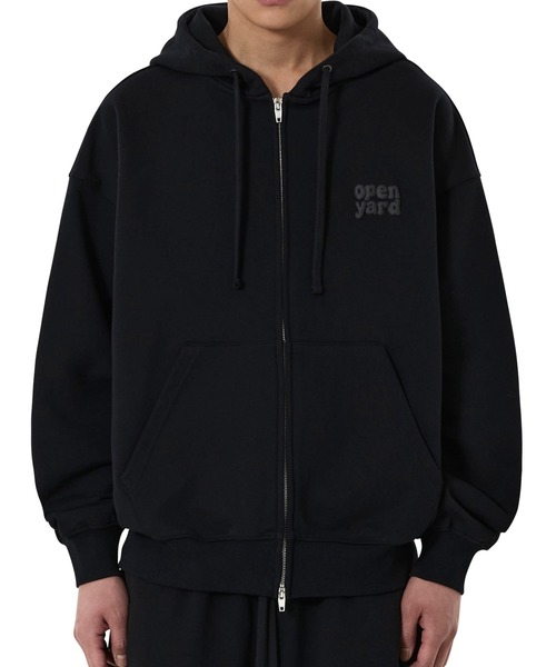 OY（オーワイ）の「『OY/オーワイ』PUFF LOGO HOODIE ZIP UP/パフロゴジップアップパーカー（パーカー・レディース・グレー/ブラック・L/M）」の22枚目の写真