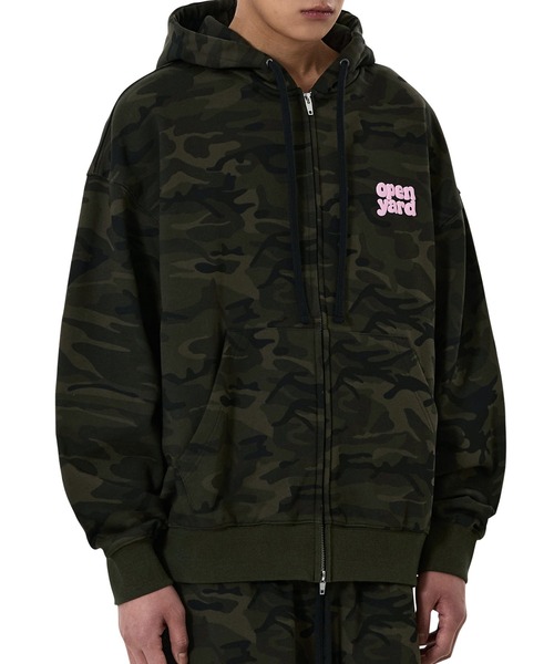 OY（オーワイ）の「『OY/オーワイ』PUFF LOGO HOODIE ZIP UP/パフロゴジップアップパーカー（パーカー・レディース・グレー/ブラック・L/M）」の10枚目の写真