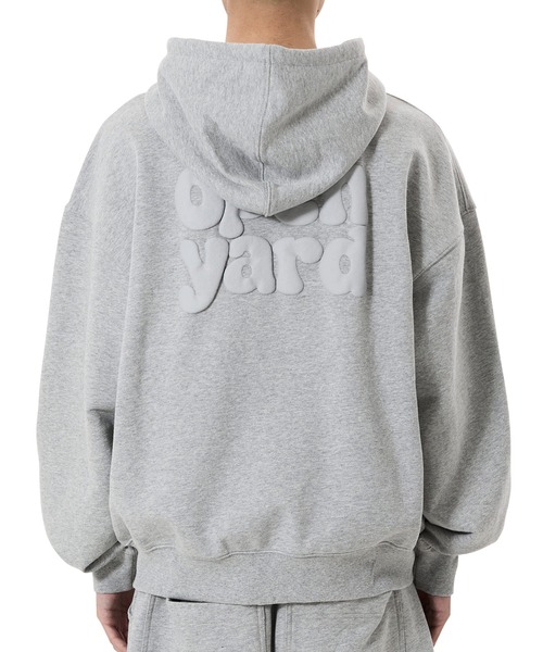 OY（オーワイ）の「『OY/オーワイ』PUFF LOGO HOODIE ZIP UP/パフロゴジップアップパーカー（パーカー・レディース・グレー/ブラック・L/M）」の3枚目の写真