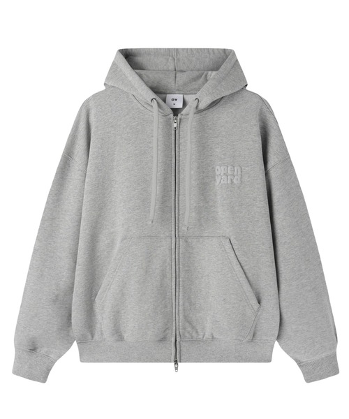 OY（オーワイ）の「『OY/オーワイ』PUFF LOGO HOODIE ZIP UP/パフロゴジップアップパーカー（パーカー・レディース・グレー/ブラック・L/M）」の18枚目の写真