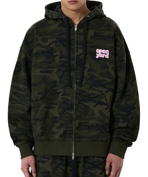 OY（オーワイ）の「『OY/オーワイ』PUFF LOGO HOODIE ZIP UP/パフロゴジップアップパーカー（パーカー・レディース・グレー/ブラック・L/M）」の9枚目の写真