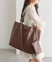 mystic｜ミスティックのトートバッグ（ブラウン/茶色系・合成皮革/人工