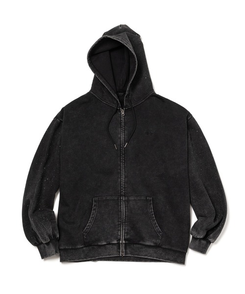 ZOZO(ゾゾ)の「KIYOSHI HIKAWA+KIINA. BLACK COLLECTION by ZOZOTOWN ZIP HOODIE(クリアカード1枚付き)(パーカー・レディース・ブラック・X-LARGE/MEDIUM/LARGE)」の2枚目の写真