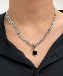 BENUSTA（ベヌスタ）の「A'GEM/9 × .kom 『BENUSTA /ベヌスタ』Layered Chain Necklace/レイヤーチェーンネックレス（ネックレス）」