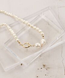 le.coeur blanc | ニュアンスモチーフ×パールネックレス(ネックレス)