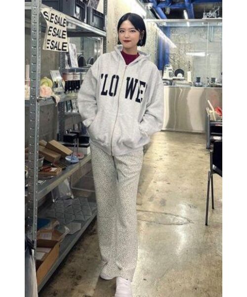 HAVISM(ヘビズム)の「FLOWER ZIP UP HOOD(MELANGE WHITE)(パーカー・レディース・その他・ONE SIZE)」の17枚目の写真