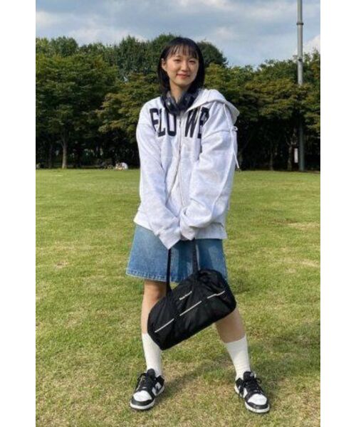HAVISM(ヘビズム)の「FLOWER ZIP UP HOOD(MELANGE WHITE)(パーカー・レディース・その他・ONE SIZE)」の20枚目の写真