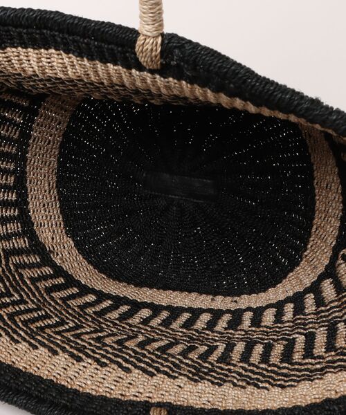 The Bagmati（ザバグマティ）の「【The Bagmati/ザバグマティ】舟形　かごバッグ（かごバッグ・レディース・ベージュ×ブラック/ベージュ・FREE）」の5枚目の写真