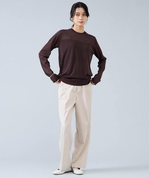 Liesse(リエス)の「ワイドストレートパンツ(その他パンツ・レディース・ライトベージュ/カーキ・2/3)」の10枚目の写真