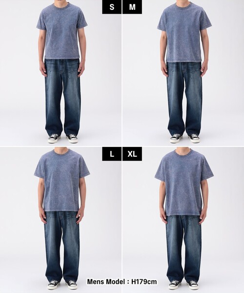 BEAMS(ビームス)の「フェード Tシャツ【ベーシックフィット】(Tシャツ/カットソー・メンズ・ブルー/ブラック系その他4/レッド・S/M/L/XL)」の12枚目の写真