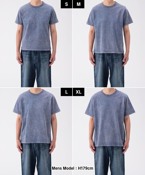 BEAMS(ビームス)の「フェード Tシャツ【ベーシックフィット】(Tシャツ/カットソー・メンズ・ブルー/ブラック系その他4/レッド・S/M/L/XL)」の13枚目の写真