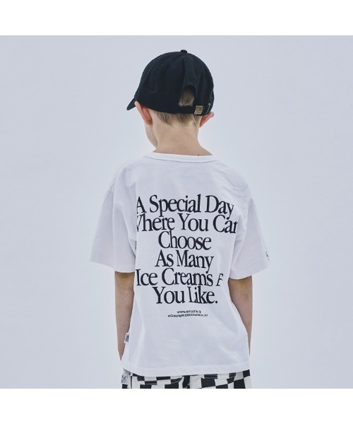 Smoothy（スムージー）の「Smoothy ICE CREAM  / スムージー アイスクリーム Tシャツ（Tシャツ/カットソー・キッズ・ブラック/ホワイト・X-LARGE/LARGE/MEDIUM）」の7枚目の写真