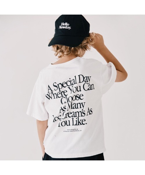 Smoothy（スムージー）の「Smoothy ICE CREAM  / スムージー アイスクリーム Tシャツ（Tシャツ/カットソー・キッズ・ブラック/ホワイト・X-LARGE/LARGE/MEDIUM）」の4枚目の写真