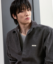 PROCESS（プロセス）の「Denim Corduroy Shirt - Charcoal（シャツ/ブラウス）」
