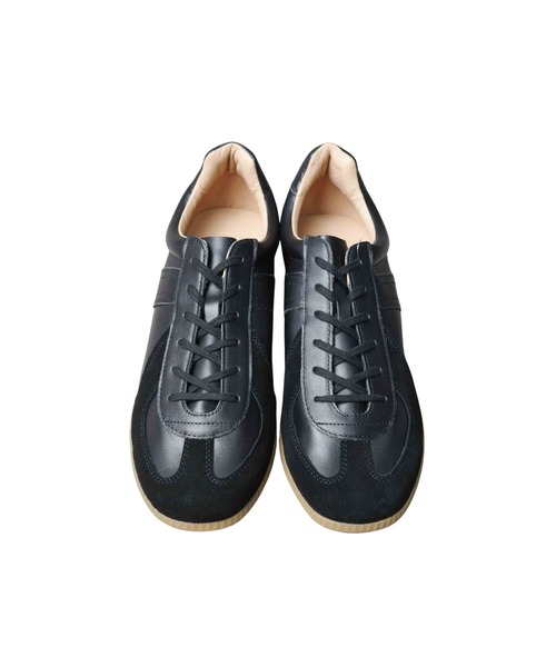 GERMAN TRAINER(ジャーマントレーナー)の「【RES】【GERMAN TRAINER】ジャーマントレーナー/レザースニーカー(スニーカー・メンズ・ホワイト/ブラック・44/40/41/42/43)」の3枚目の写真