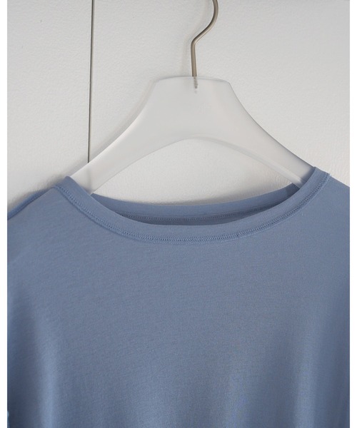 anuke（アンヌーク）の「Sheer Long T-Shirts（Tシャツ/カットソー・レディース・ブルー系その他/ブラウン/アイボリー・FREE）」の16枚目の写真