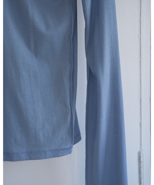 anuke（アンヌーク）の「Sheer Long T-Shirts（Tシャツ/カットソー・レディース・ブルー系その他/ブラウン/アイボリー・FREE）」の18枚目の写真