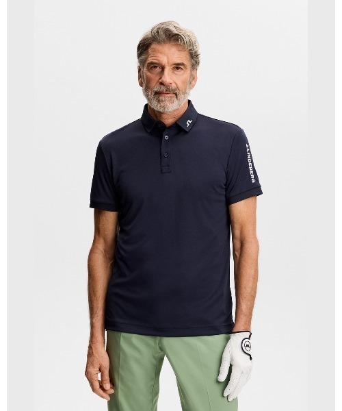 J.LINDEBERG（ジェイリンドバーグ）の「【J.LINDEBERG/GOLF】 半袖ポロシャツ  Tour Tech Slim Fit Polo（ポロシャツ・メンズ・ブラック/ホワイト/ネイビー・46/44/48）」の3枚目の写真