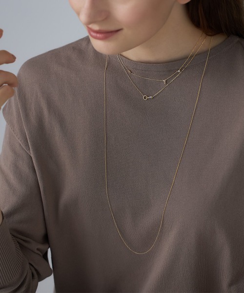 4℃（ヨンドシー）の「【The Tidal】K10イエローゴールド ネックレス（ネックレス・レディース・イエローゴールド・FREE）」の7枚目の写真