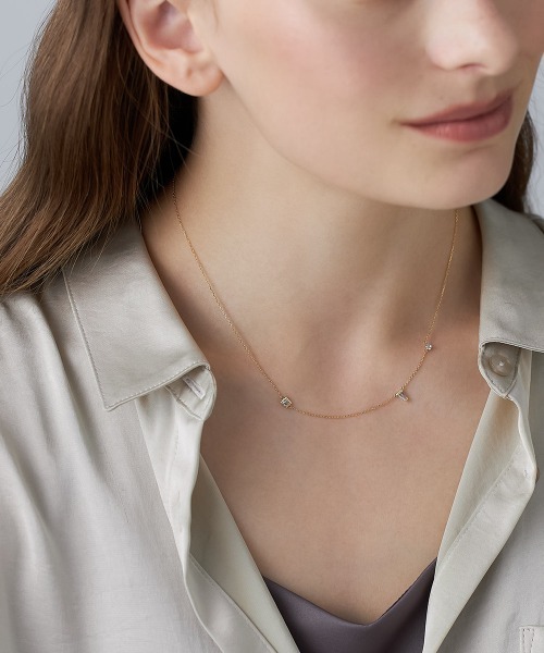 4℃（ヨンドシー）の「【The Tidal】K10イエローゴールド ネックレス（ネックレス・レディース・イエローゴールド・FREE）」の5枚目の写真