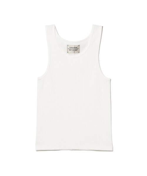 FUTURE ARCHIVE(フューチャーアーカイブ)の「FUTURE ARCHIVE / RIB TANK TOP(タンクトップ・メンズ・ホワイト・SMALL)」の1枚目の写真
