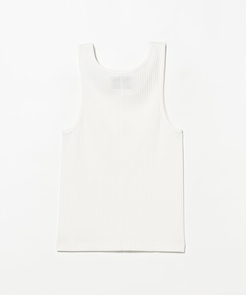 FUTURE ARCHIVE(フューチャーアーカイブ)の「FUTURE ARCHIVE / RIB TANK TOP(タンクトップ・メンズ・ホワイト・SMALL)」の5枚目の写真