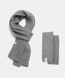 HALDEN（ハルデン）の「premium muffler warmer set (M025_grey)（マフラー）」