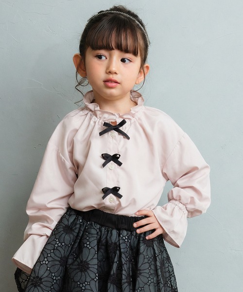 Rora(ローラ)の「さくら ブラウス(シャツ/ブラウス・キッズ・ピンク・140cm/130cm/120cm/110cm/150cm)」の1枚目の写真