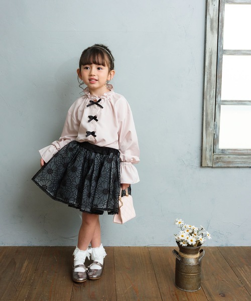 Rora(ローラ)の「さくら ブラウス(シャツ/ブラウス・キッズ・ピンク・140cm/130cm/120cm/110cm/150cm)」の3枚目の写真