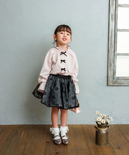 Rora(ローラ)の「さくら ブラウス(シャツ/ブラウス・キッズ・ピンク・140cm/130cm/120cm/110cm/150cm)」の4枚目の写真