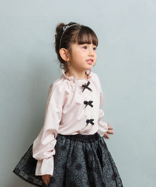 Rora(ローラ)の「さくら ブラウス(シャツ/ブラウス・キッズ・ピンク・140cm/130cm/120cm/110cm/150cm)」の6枚目の写真