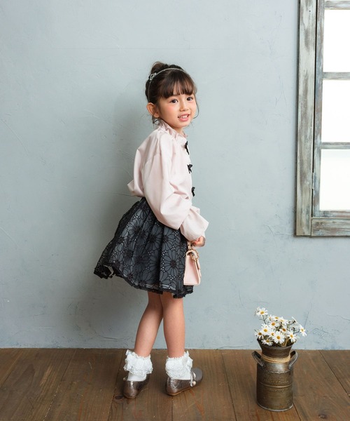 Rora(ローラ)の「さくら ブラウス(シャツ/ブラウス・キッズ・ピンク・140cm/130cm/120cm/110cm/150cm)」の7枚目の写真