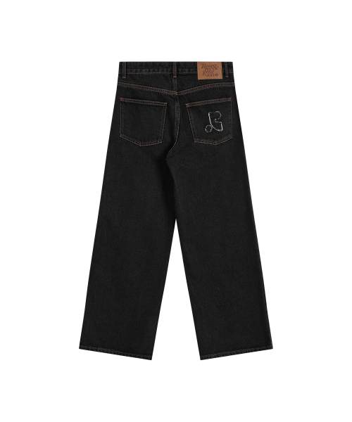 Rest&Recreation(レストアンドレクリエーション)の「LOW RISE STITCH JEANS - BLACK(デニムパンツ・レディース・その他・X-SMALL/SMALL/MEDIUM)」の2枚目の写真