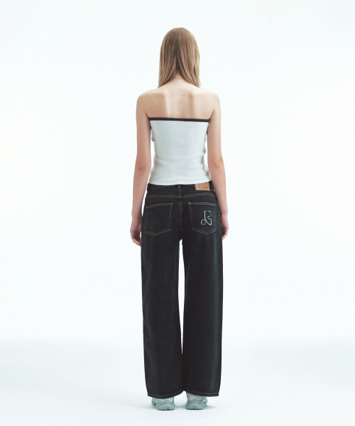 Rest&Recreation(レストアンドレクリエーション)の「LOW RISE STITCH JEANS - BLACK(デニムパンツ・レディース・その他・X-SMALL/SMALL/MEDIUM)」の5枚目の写真