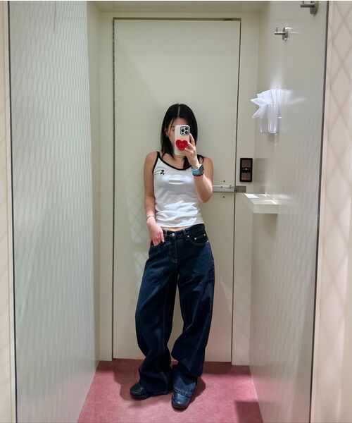 Rest&Recreation(レストアンドレクリエーション)の「LOW RISE STITCH JEANS - BLACK(デニムパンツ・レディース・その他・X-SMALL/SMALL/MEDIUM)」の8枚目の写真