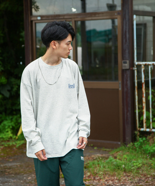ZIP FIVE(ジップファイブ)の「【CHIKABA SAUNA CLUB】TC度詰め天竺 3タイプ プリント 長袖 Tシャツ(Tシャツ/カットソー・メンズ・オートミール/ブラック系/ホワイト/ブラック系1/グレー/ネイビー系/グレー系/ネイビー系2/ブラック/ホワイト系・MEDIUM/LARGE)」の13枚目の写真