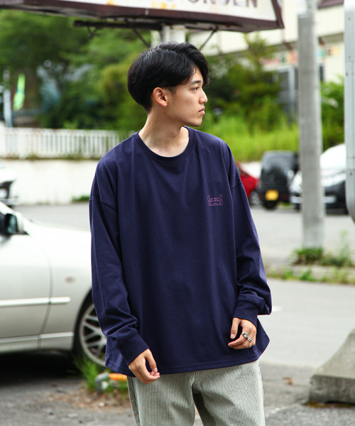 ZIP FIVE(ジップファイブ)の「【CHIKABA SAUNA CLUB】TC度詰め天竺 3タイプ プリント 長袖 Tシャツ(Tシャツ/カットソー・メンズ・オートミール/ブラック系/ホワイト/ブラック系1/グレー/ネイビー系/グレー系/ネイビー系2/ブラック/ホワイト系・MEDIUM/LARGE)」の18枚目の写真