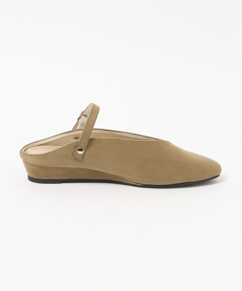 LEPSIM（レプシィム）の「2WAYウェッジミュール　652147（パンプス・レディース・ベージュ/ブラック・LARGE/MEDIUM）」の4枚目の写真