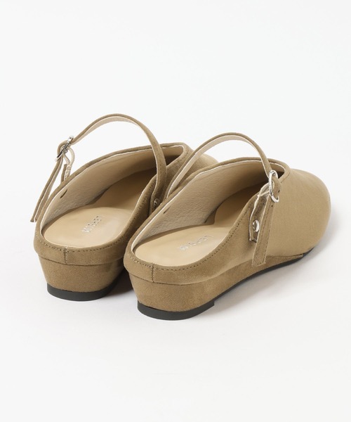 LEPSIM（レプシィム）の「2WAYウェッジミュール　652147（パンプス・レディース・ベージュ/ブラック・LARGE/MEDIUM）」の5枚目の写真