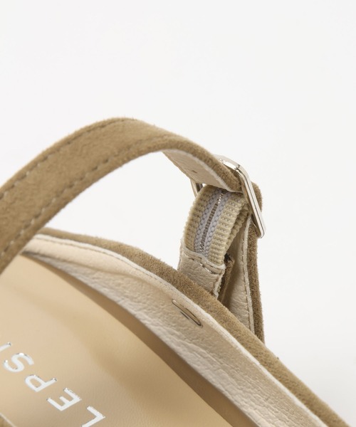 LEPSIM（レプシィム）の「2WAYウェッジミュール　652147（パンプス・レディース・ベージュ/ブラック・LARGE/MEDIUM）」の9枚目の写真