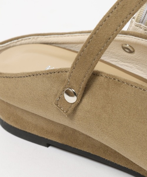 LEPSIM（レプシィム）の「2WAYウェッジミュール　652147（パンプス・レディース・ベージュ/ブラック・LARGE/MEDIUM）」の10枚目の写真