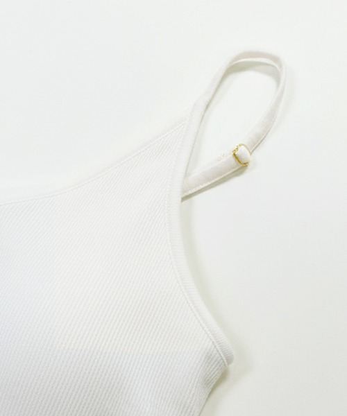 coca（coca）（コカ）の「OUT BRA バックオープンVネックキャミソール（キャミソール・レディース・ブラック/アイボリー/ブラウン・L/M/S）」の21枚目の写真