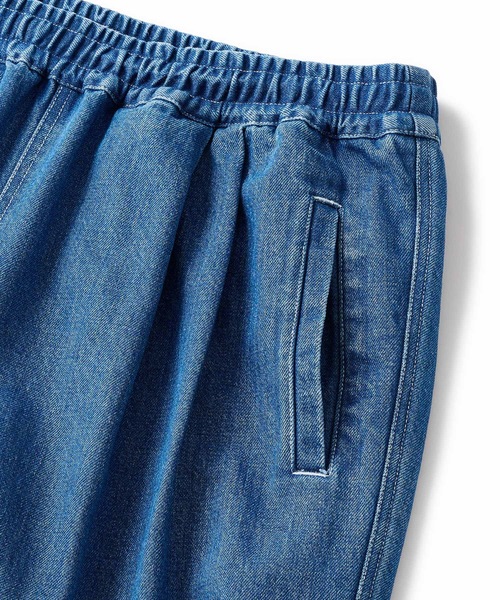 FTC（エフティーシー）の「DENIM EASY PANT（デニムパンツ・メンズ・ゴールド/ブルー系その他/ブラック・X-LARGE/LARGE/MEDIUM/SMALL）」の13枚目の写真