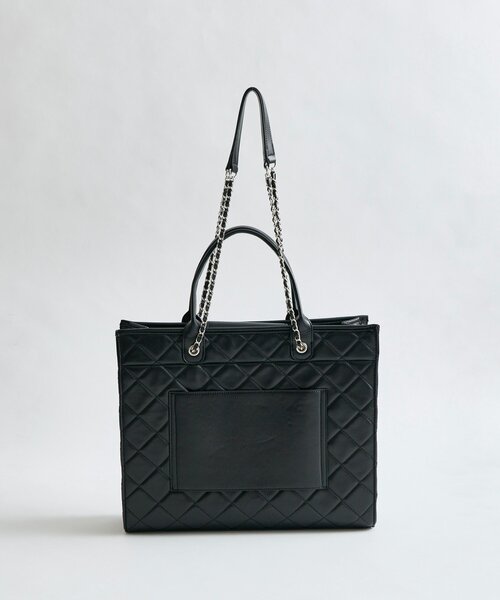 OLIVE des OLIVE（オリーブデオリーブ）の「【Belle Charme】Belle Charme Quilted Carry on Tote（トートバッグ・レディース・ピンク/アイボリー/ブラック・FREE）」の16枚目の写真