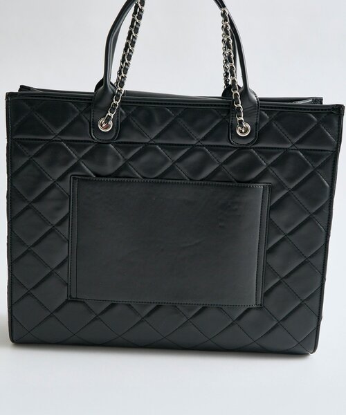 OLIVE des OLIVE（オリーブデオリーブ）の「【Belle Charme】Belle Charme Quilted Carry on Tote（トートバッグ・レディース・ピンク/アイボリー/ブラック・FREE）」の17枚目の写真