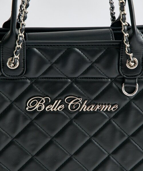 OLIVE des OLIVE（オリーブデオリーブ）の「【Belle Charme】Belle Charme Quilted Carry on Tote（トートバッグ・レディース・ピンク/アイボリー/ブラック・FREE）」の19枚目の写真