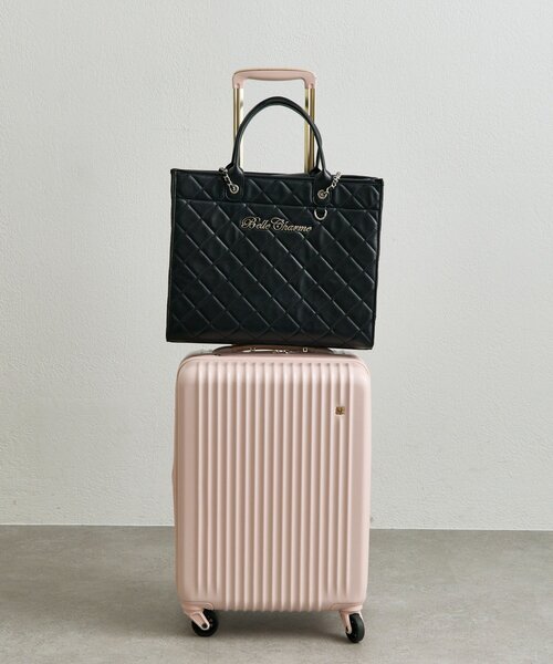 OLIVE des OLIVE（オリーブデオリーブ）の「【Belle Charme】Belle Charme Quilted Carry on Tote（トートバッグ・レディース・ピンク/アイボリー/ブラック・FREE）」の21枚目の写真