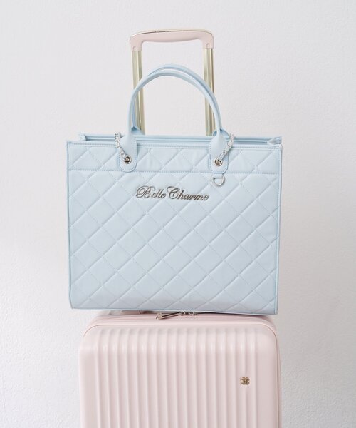 Belle Charme】Belle Charme Quilted Carry on Tote（トートバッグ