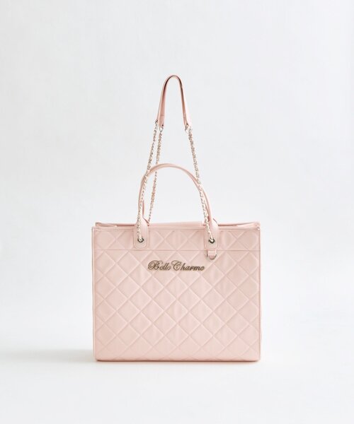 Belle Charme（ベルシャルム）の「【Belle Charme】Belle Charme Quilted Carry on Tote（トートバッグ・レディース・ピンク/アイボリー/ブラック/サックスブルー/ラベンダー・FREE）」の13枚目の写真